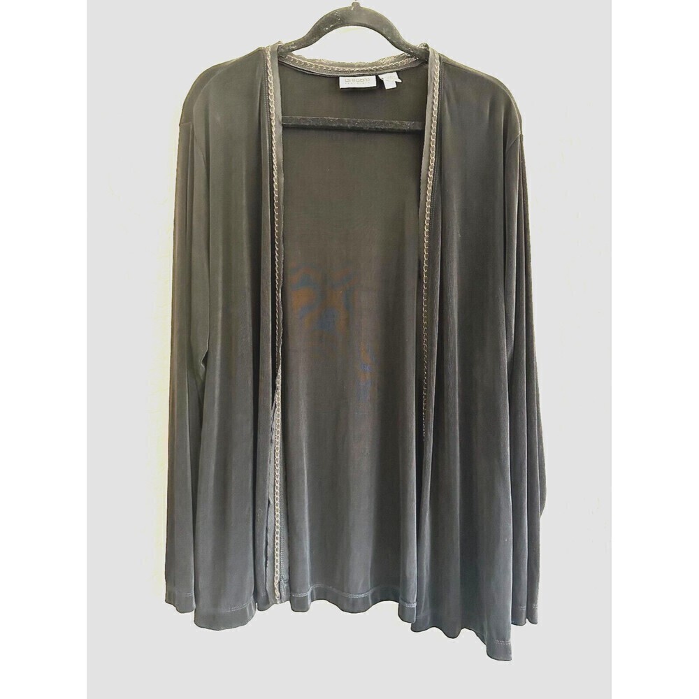 Chico's Travelers Open Front Cardigan Women's Size 3 Minimal Classy Modern